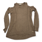 Sueter Michael Kors Hombros Descubiertos Cafe De Mujer Chico