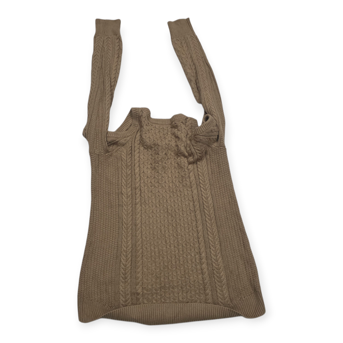 Sueter Michael Kors Hombros Descubiertos Cafe De Mujer Chico