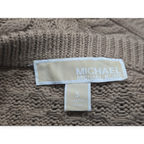 Sueter Michael Kors Hombros Descubiertos Cafe De Mujer Chico