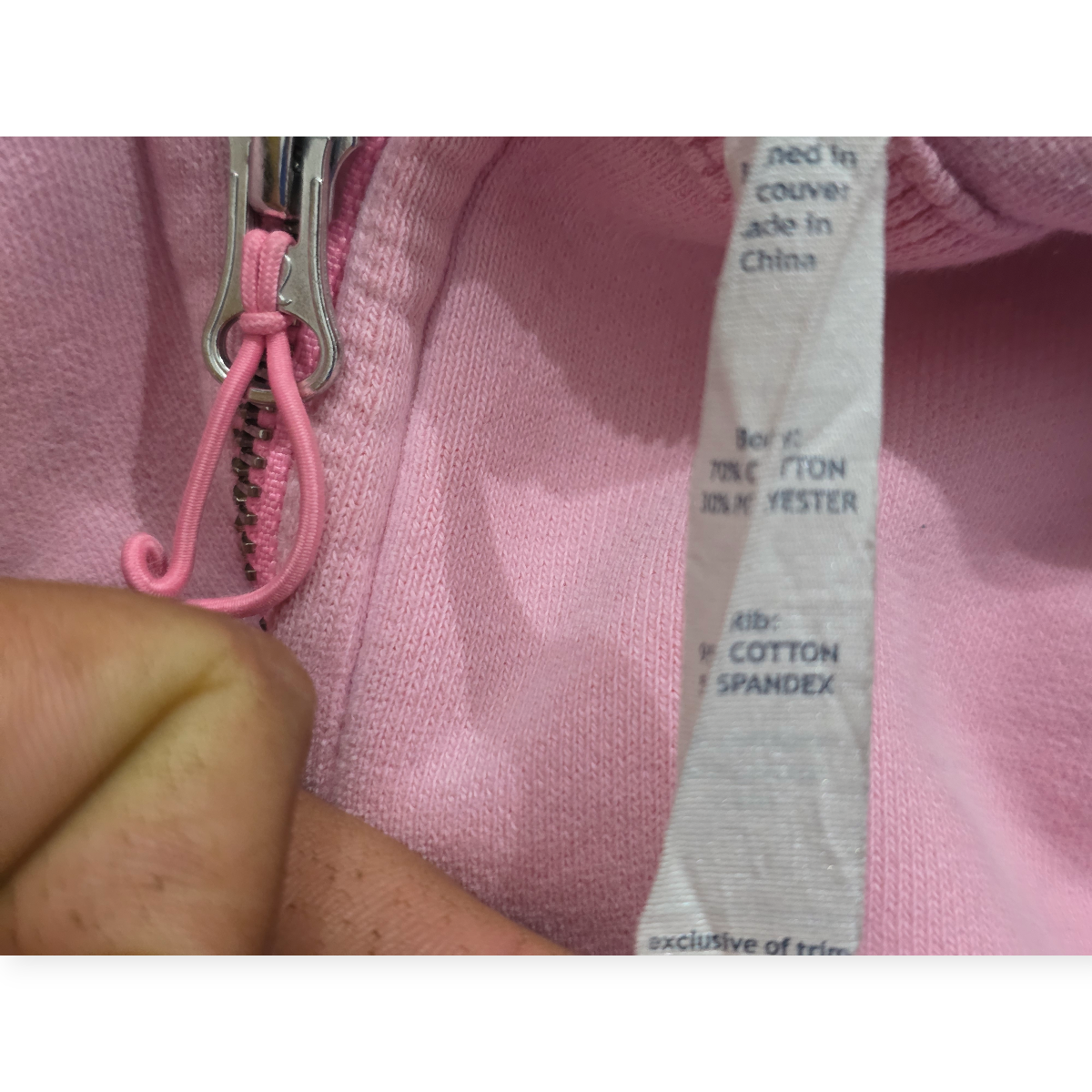 Sudadera Lululemon Rosa Con Cierre Capucha Afelpada Talla 6 (Usado)