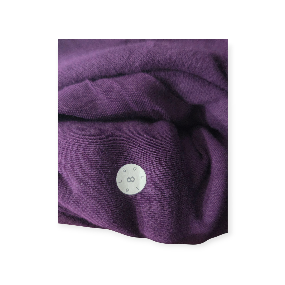 Sudadera Lululemon Morada Cierre Y Capucha Afelpada Talla 8