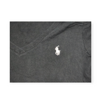 Playera Ralph Lauren Sport De Mujer G Negro Con Pony Blanco