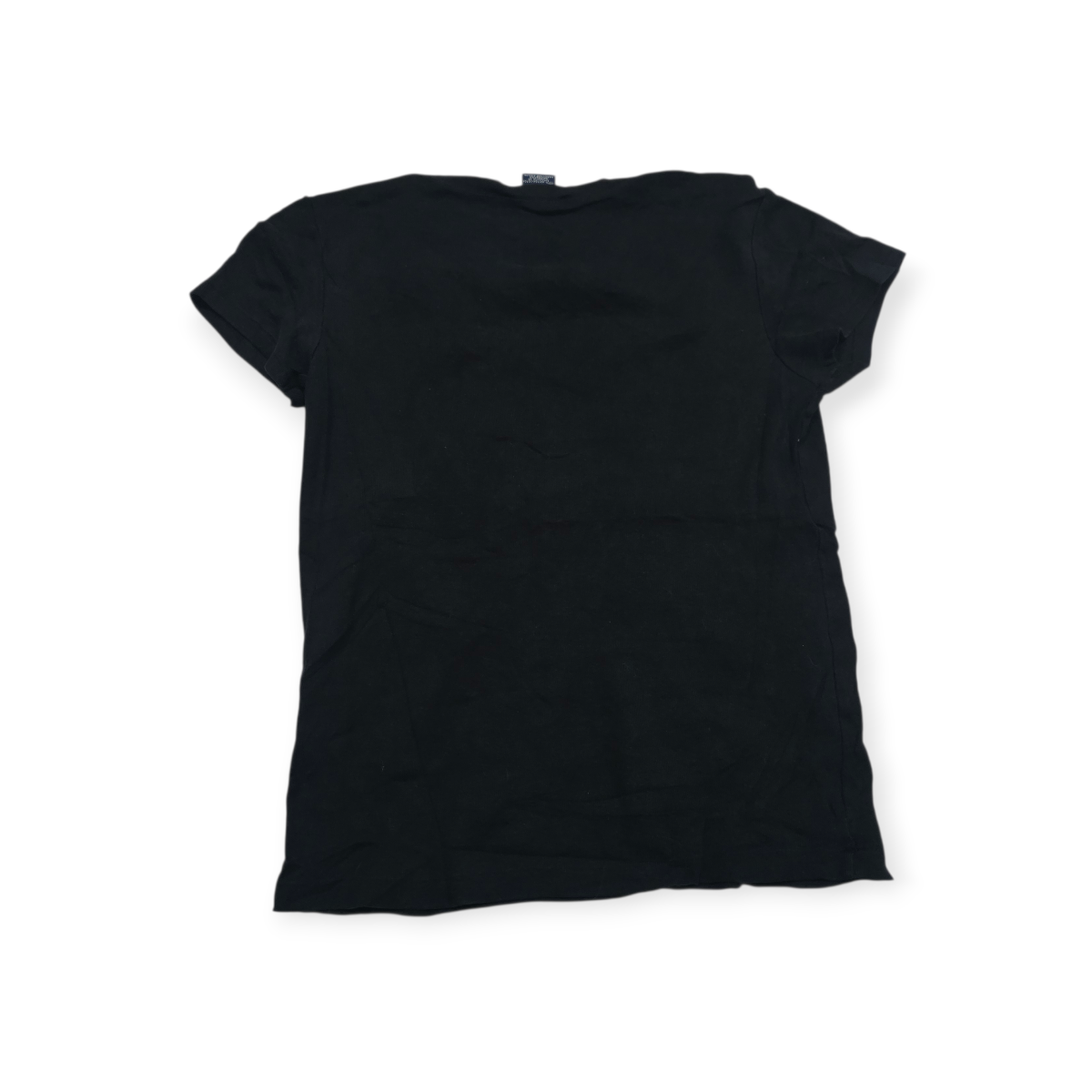 Playera Ralph Lauren Sport De Mujer G Negro Con Pony Blanco