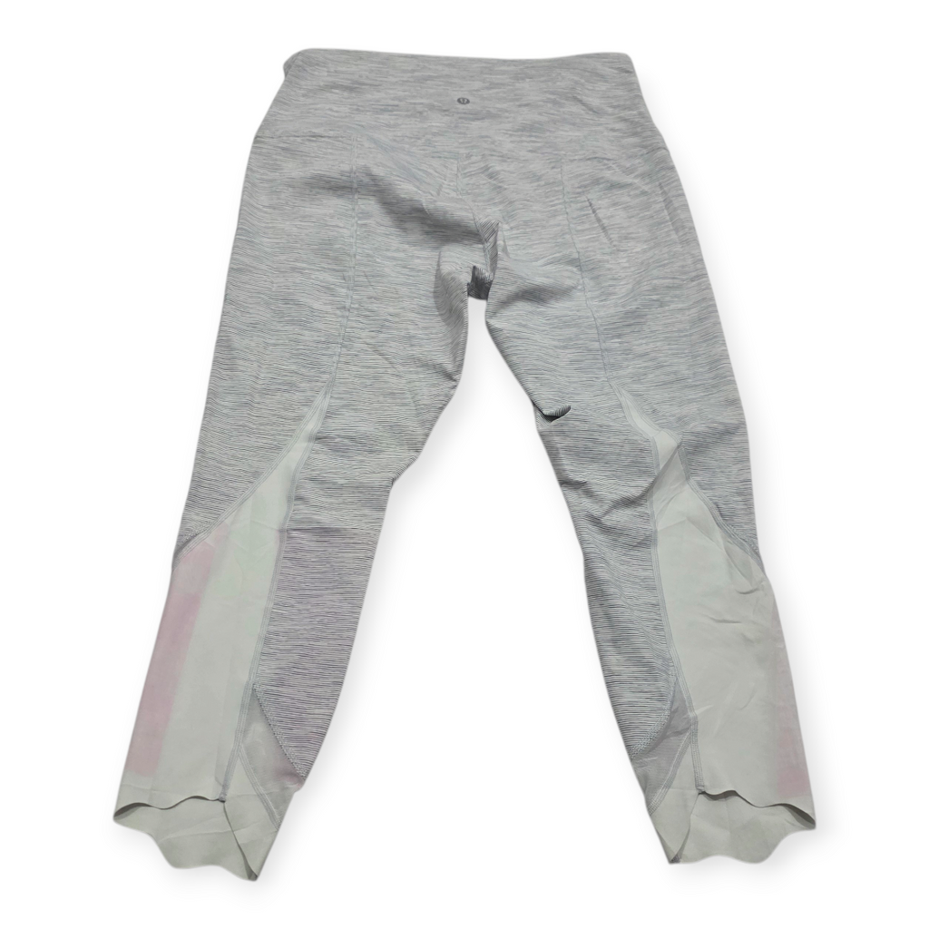 Legging Lululemon Talla 12 Gris Jaspeado