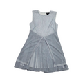 Vestido Armani Exchange De Mujer Sin Mangas Blanco Con Azul