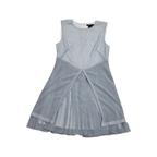 Vestido Armani Exchange De Mujer Sin Mangas Blanco Con Azul