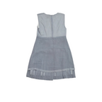 Vestido Armani Exchange De Mujer Sin Mangas Blanco Con Azul