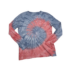 Playera Vineyard Vines De Mujer S Tie Dye Azul Con Naranja