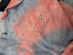 Playera Vineyard Vines De Mujer S Tie Dye Azul Con Naranja