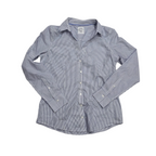 Camisa Brooks Brothers Azul Con Lineas Non Iron Talla 6