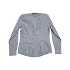 Camisa Brooks Brothers Azul Con Lineas Non Iron Talla 6