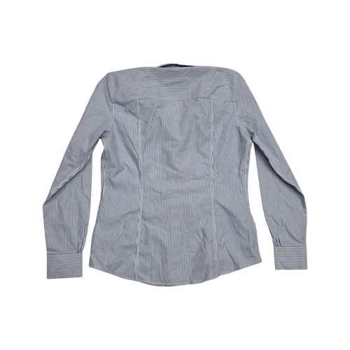 Camisa Brooks Brothers Azul Con Lineas Non Iron Talla 6