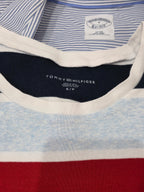 Playera Tommy Hilfiger De Mujer S Manga Corta Azul/rojo