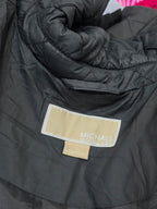 Chamarra Michael Kors Mediana Acolchada Larga Negra Original