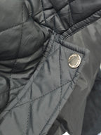 Chamarra Michael Kors Mediana Acolchada Larga Negra Original