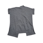 Cardigan Vineyard Vines D Lana Merino Gris Claro Manga Corta
