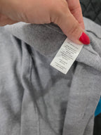Cardigan Vineyard Vines D Lana Merino Gris Claro Manga Corta