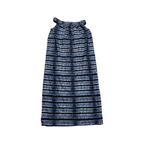 Vestido Largo Michael Kors Mujer Sin Mangas Azul Con Rayas