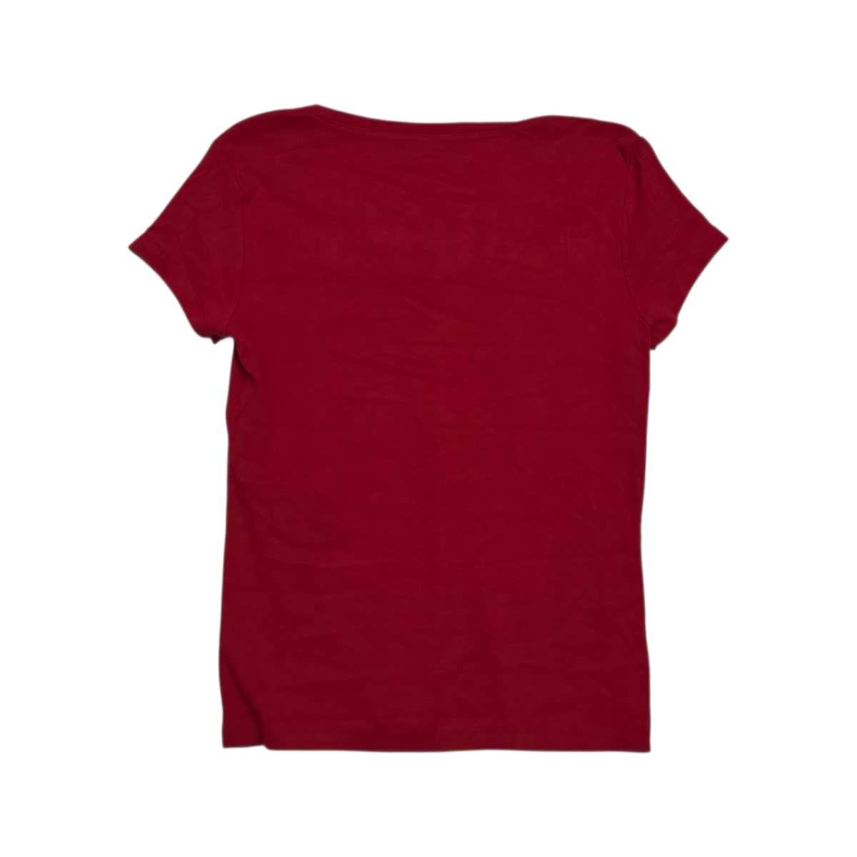 Playera Tommy Hilfiger Grande L Manga Corta Color Rojo