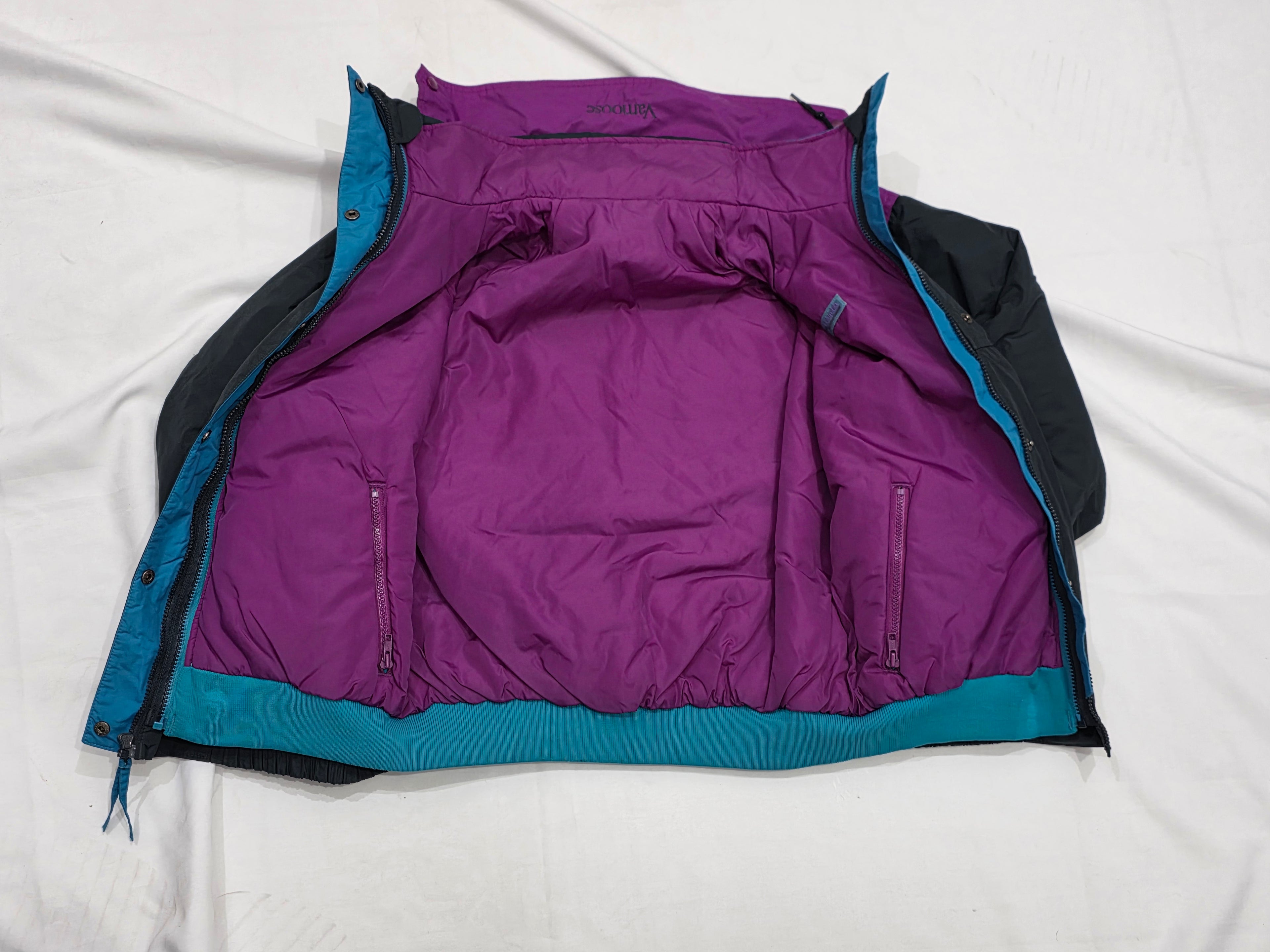 Chamarra Columbia 2 En 1 Doble Acolchada Vintage Retro 90s L