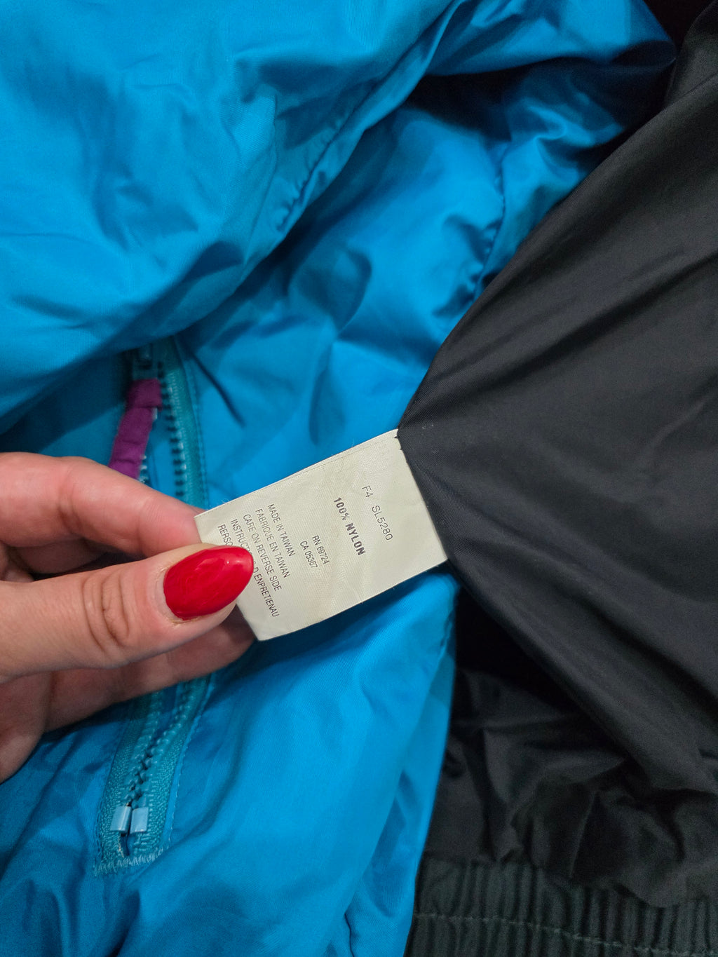 Chamarra Columbia 2 En 1 Doble Acolchada Vintage Retro 90s L