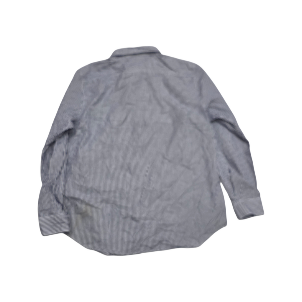 Camisa Ralph Lauren Xgrande Rayada Azul Detalles Blancos