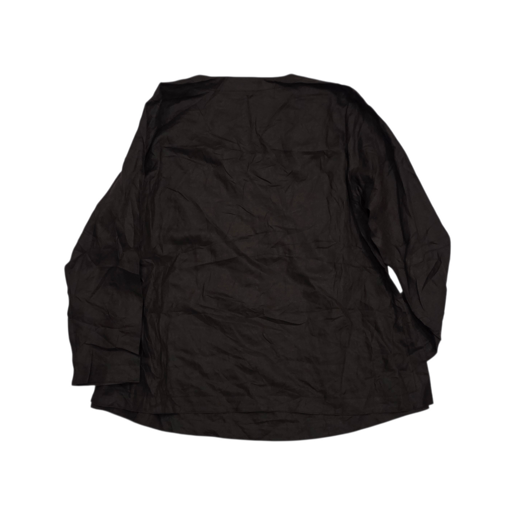Blusa Ralph Lauren De Lino 1x Color Cafe