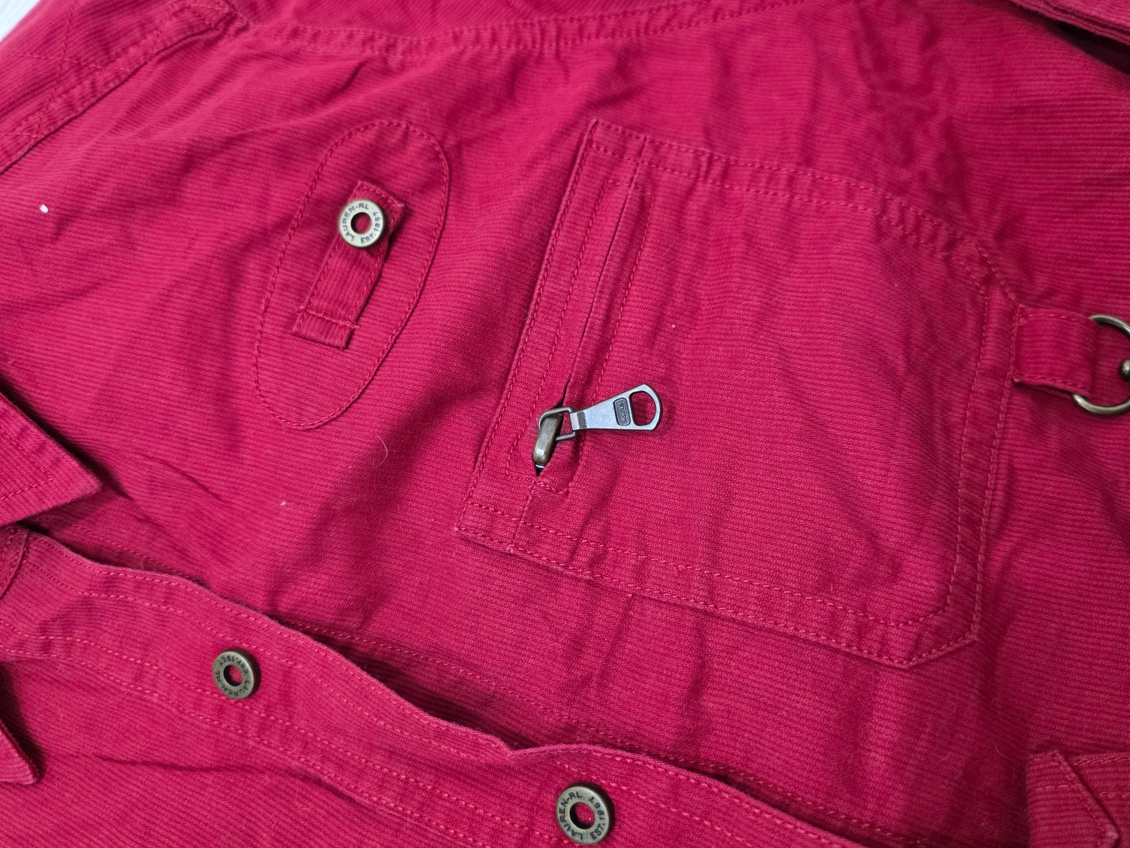 Camisa Ralph Lauren Chico S Roja De Pana