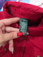 Camisa Ralph Lauren Chico S Roja De Pana