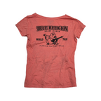 Playera True Religion De Mujer Chico S Coral Manga Corta