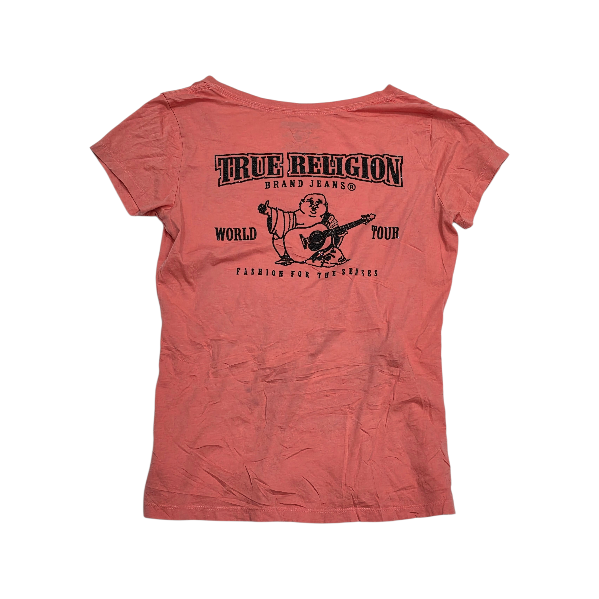 Playera True Religion De Mujer Chico S Coral Manga Corta