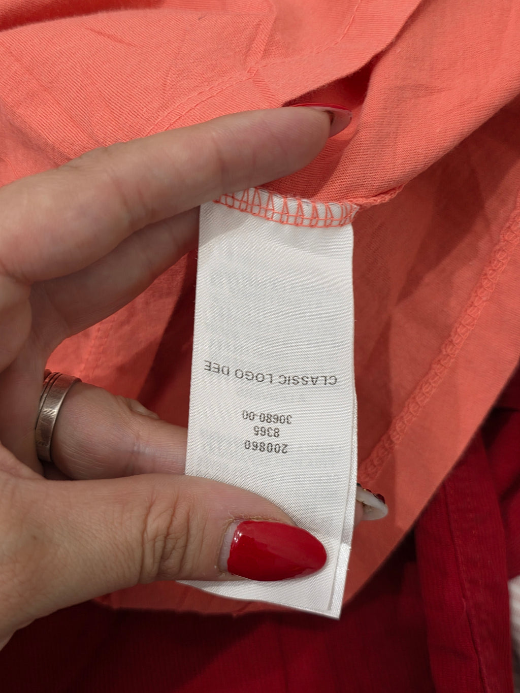 Playera True Religion De Mujer Chico S Coral Manga Corta
