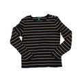 Playera Ralph Lauren P/m Negra Con Dorado Manga Larga