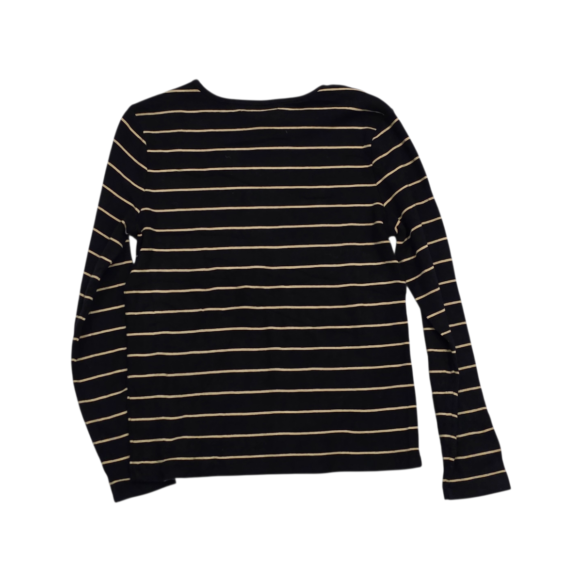 Playera Ralph Lauren P/m Negra Con Dorado Manga Larga