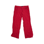Pantalon Tommy Hilfiger De Lino Talla 8 Color Rosa