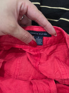 Pantalon Tommy Hilfiger De Lino Talla 8 Color Rosa