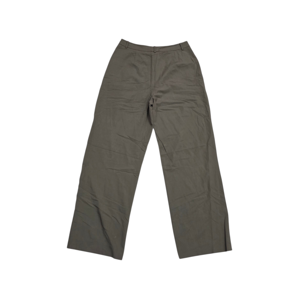 Pantalon Brooks Brothers De Lana Talla 8 Cafe