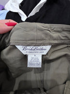 Pantalon Brooks Brothers De Lana Talla 8 Cafe