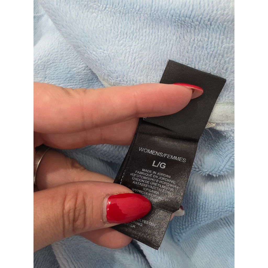 Chamarra Fleece The North Face Talla L Azul Gris Con Cierre
