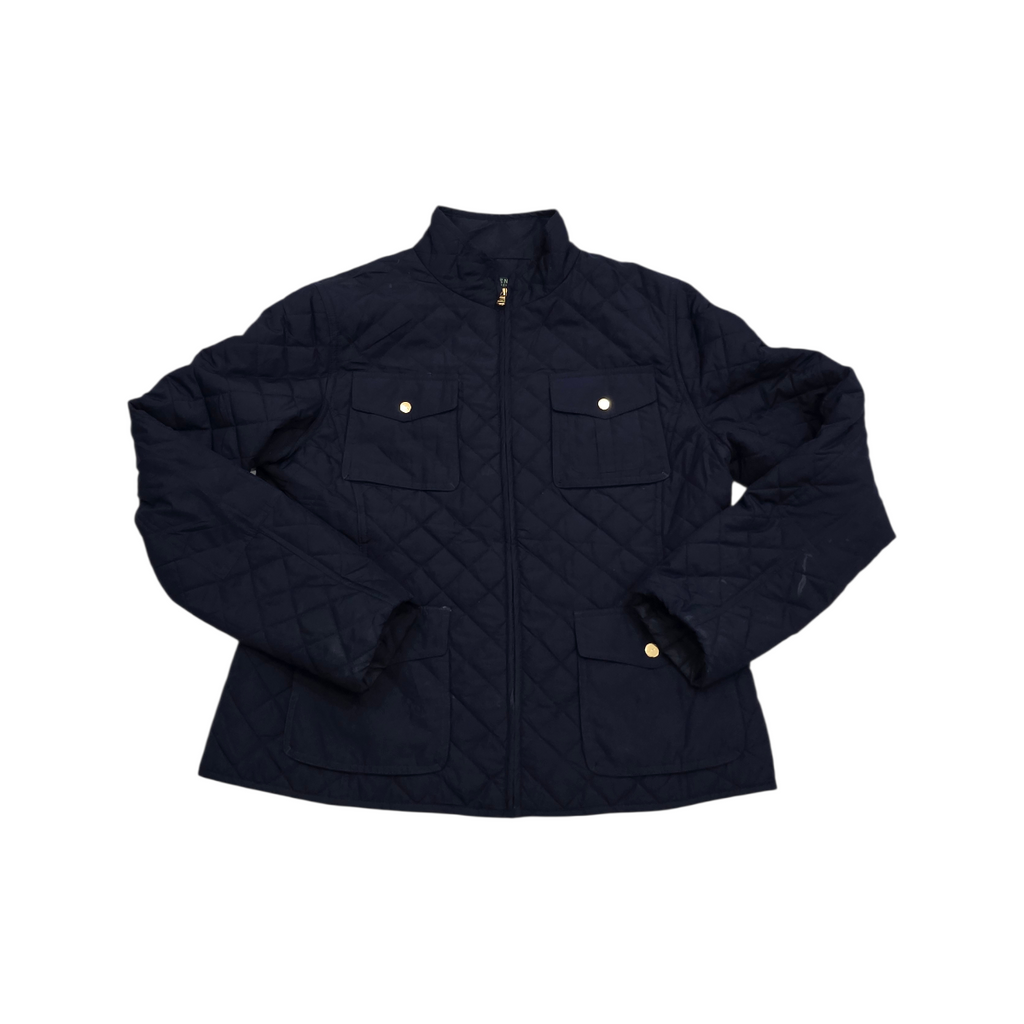 Chamarra Capitoneada Ralph Lauren Mujer L Azul Marino