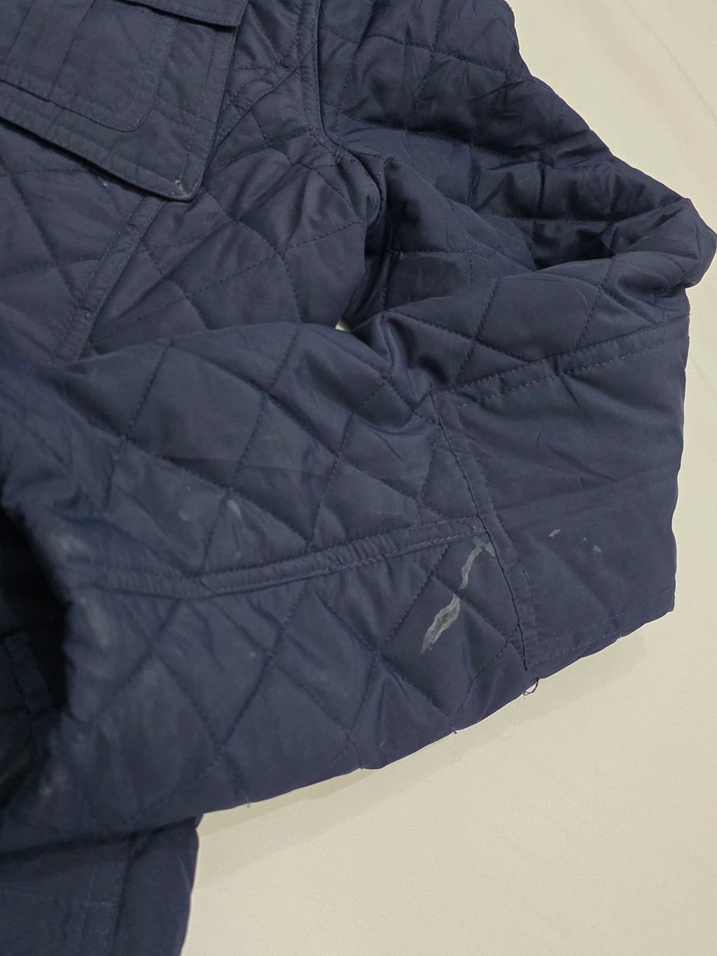 Chamarra Capitoneada Ralph Lauren Mujer L Azul Marino