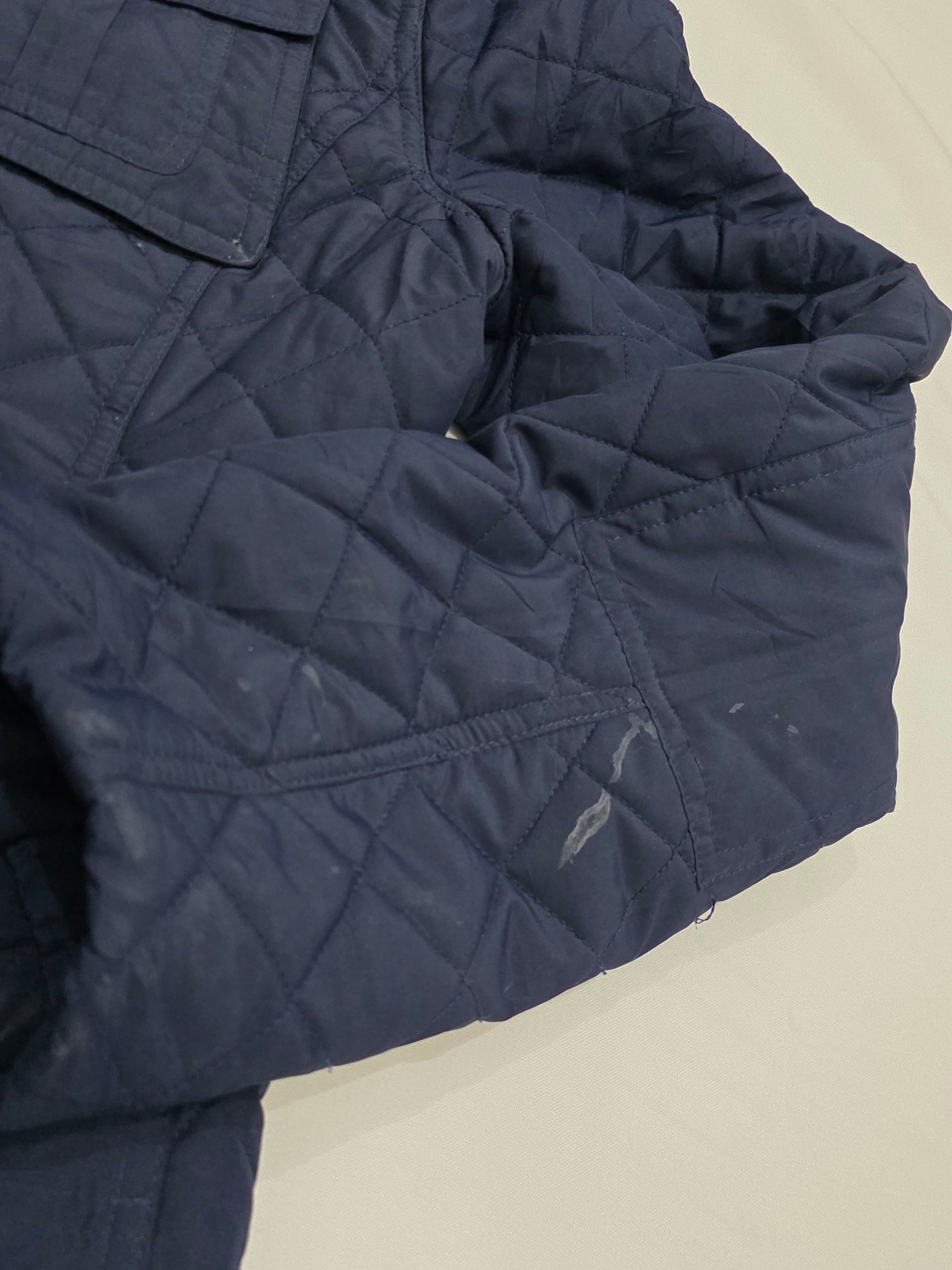 Chamarra Capitoneada Ralph Lauren Mujer L Azul Marino