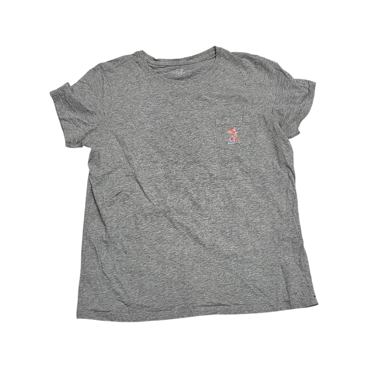 Playera Vineyard Vines Grande L Manga Corta Gris