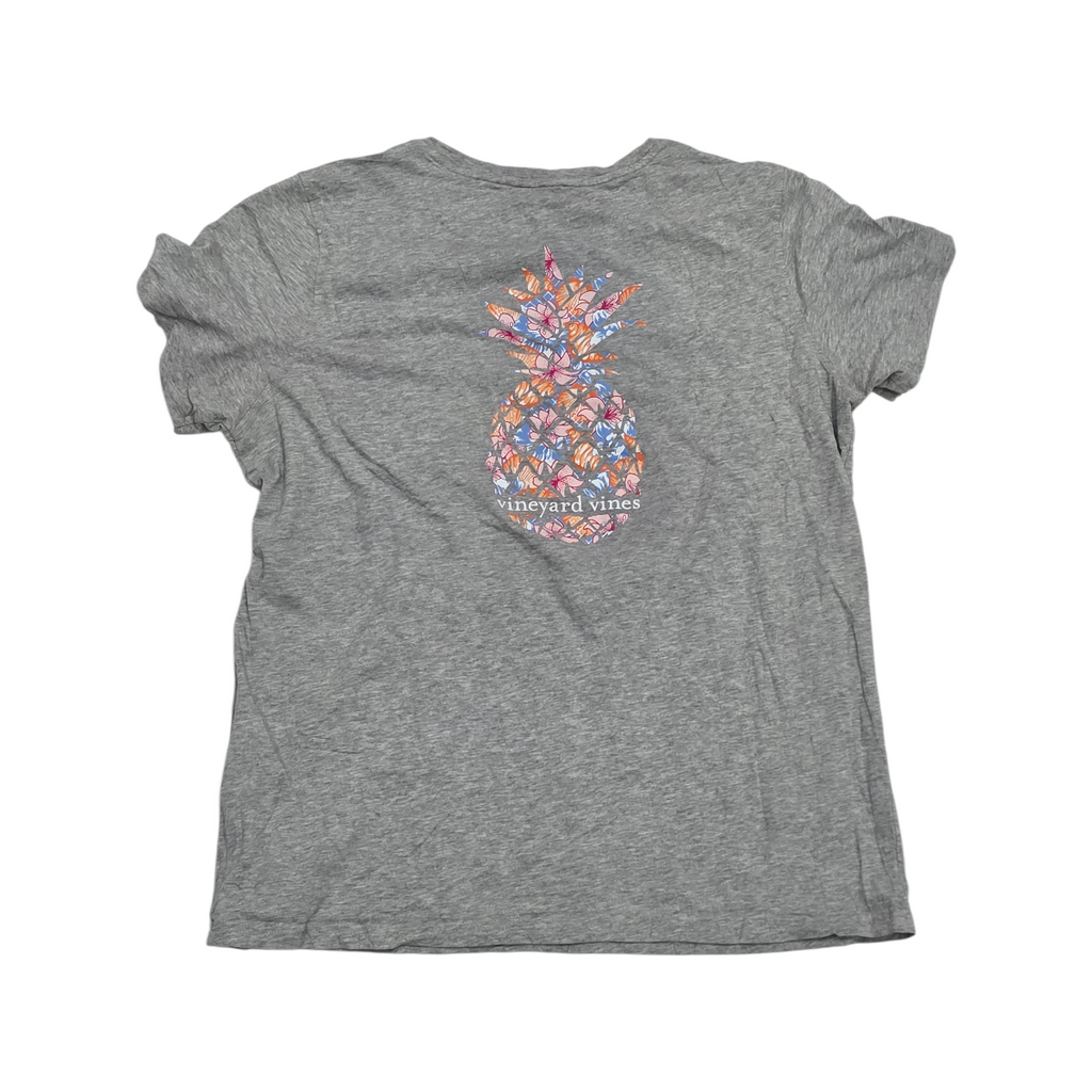 Playera Vineyard Vines Grande L Manga Corta Gris