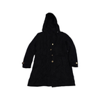 Abrigo Con Gorro Michael Kors De Mujer Xgrande Xl Negra
