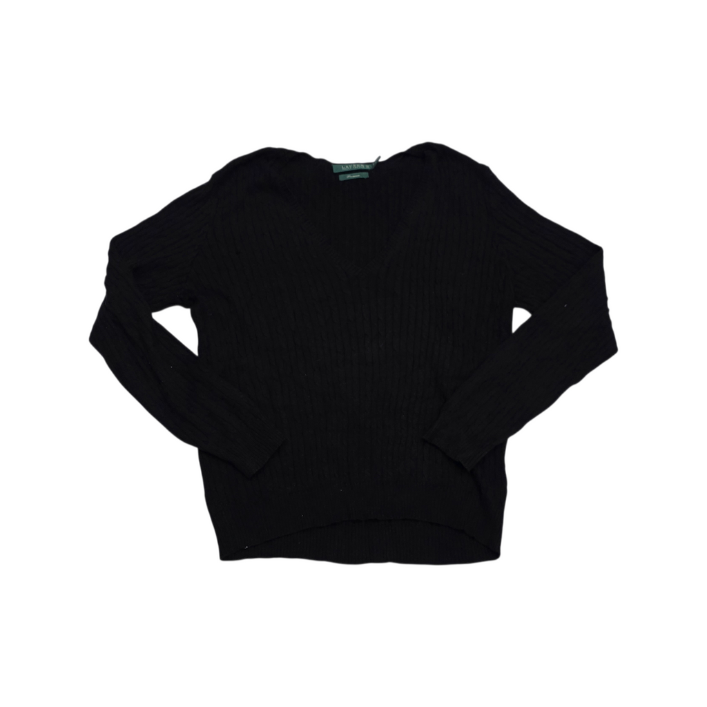 Sueter Ralph Lauren Premium De Mujer Xgrande Xl Negro