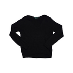 Sueter Ralph Lauren Premium De Mujer Xgrande Xl Negro