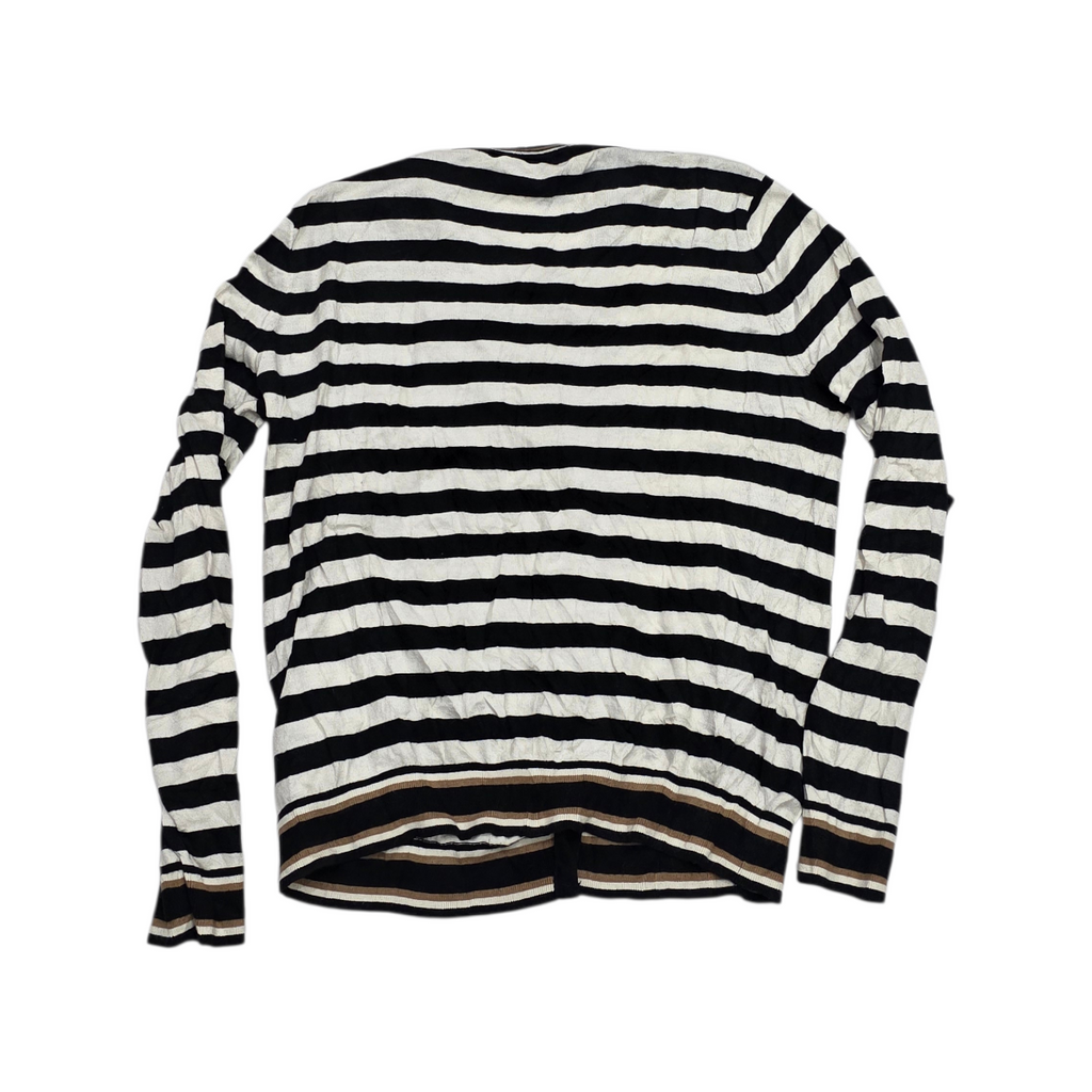 Sueter Ralph Lauren Xgrande Xl Blanco Rayado Con Botones