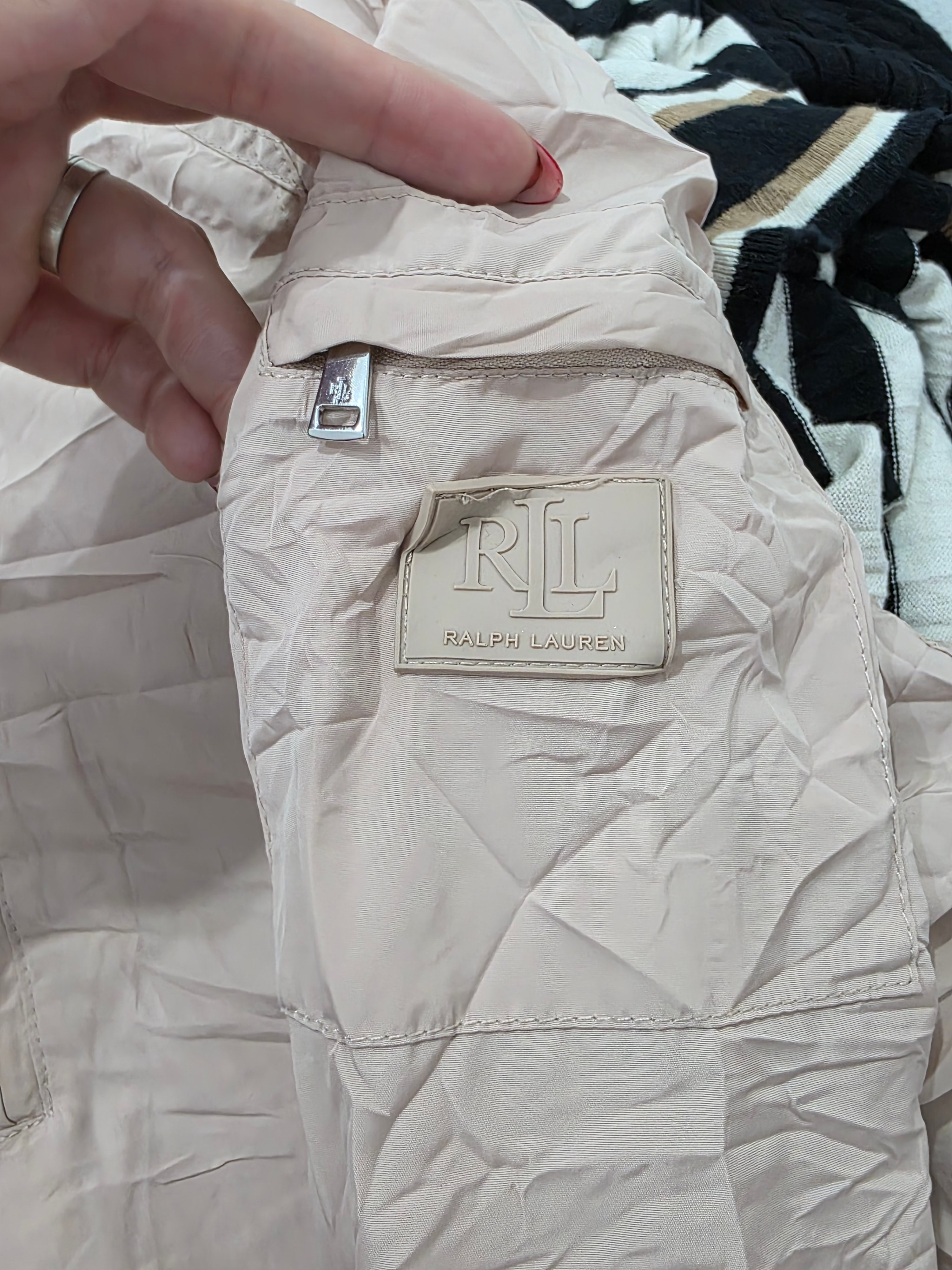 Rompevientos Ralph Lauren Xgrande Xl Rosa De Mujer