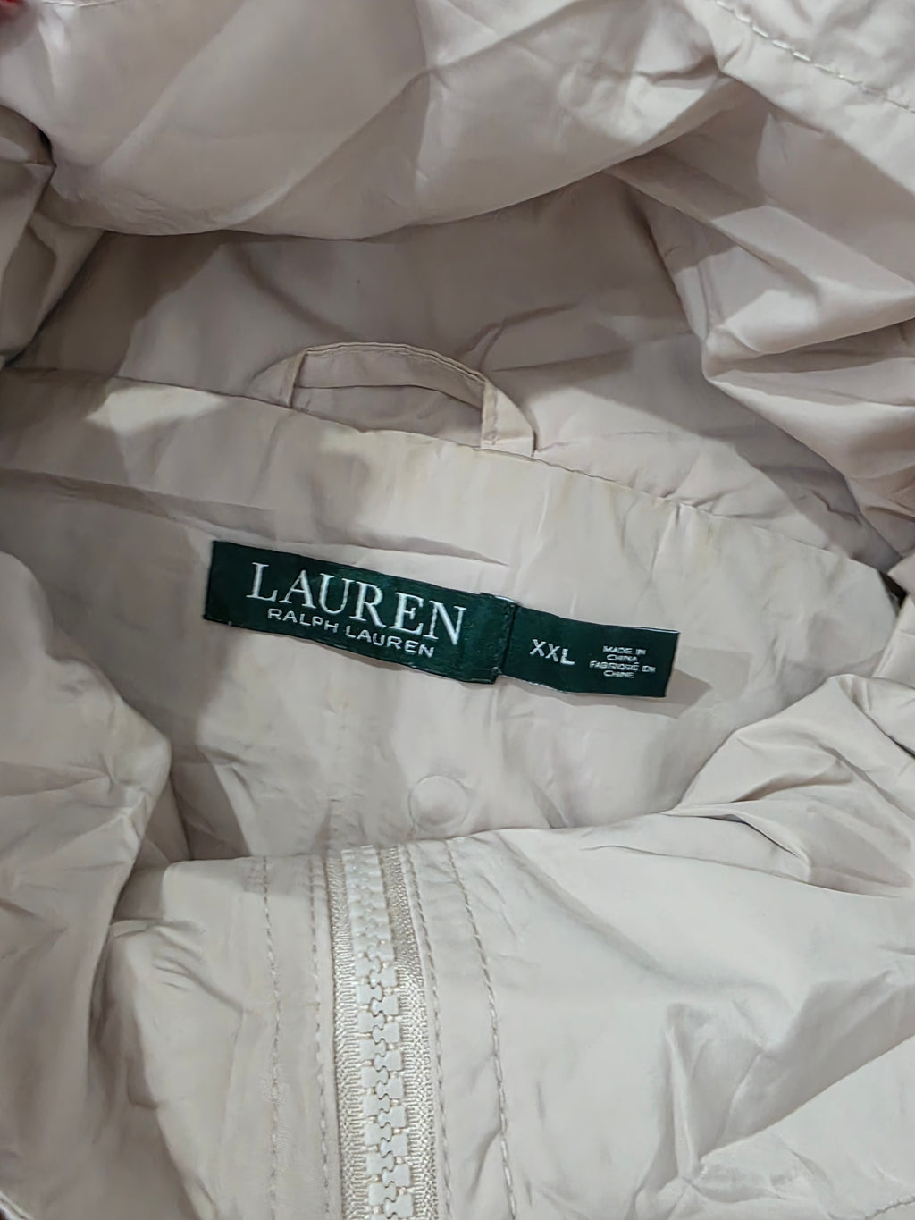Rompevientos Ralph Lauren Xgrande Xl Rosa De Mujer